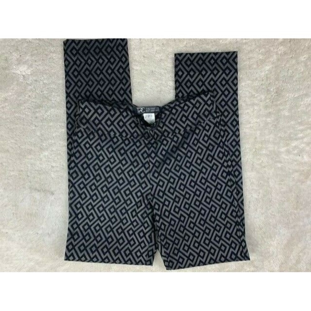 The Pant Co Womens Leggings Size 2 Black Gray Athletic Stretch - Picture 2 of 3
